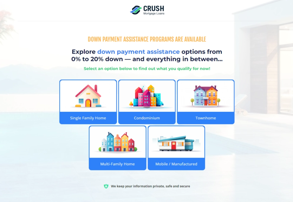 Down Payment Assistance Leads