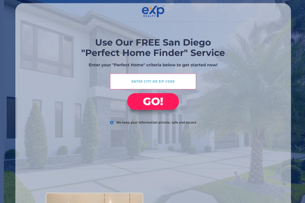 Perfect Home Finder Homebuyer Lead Generation
