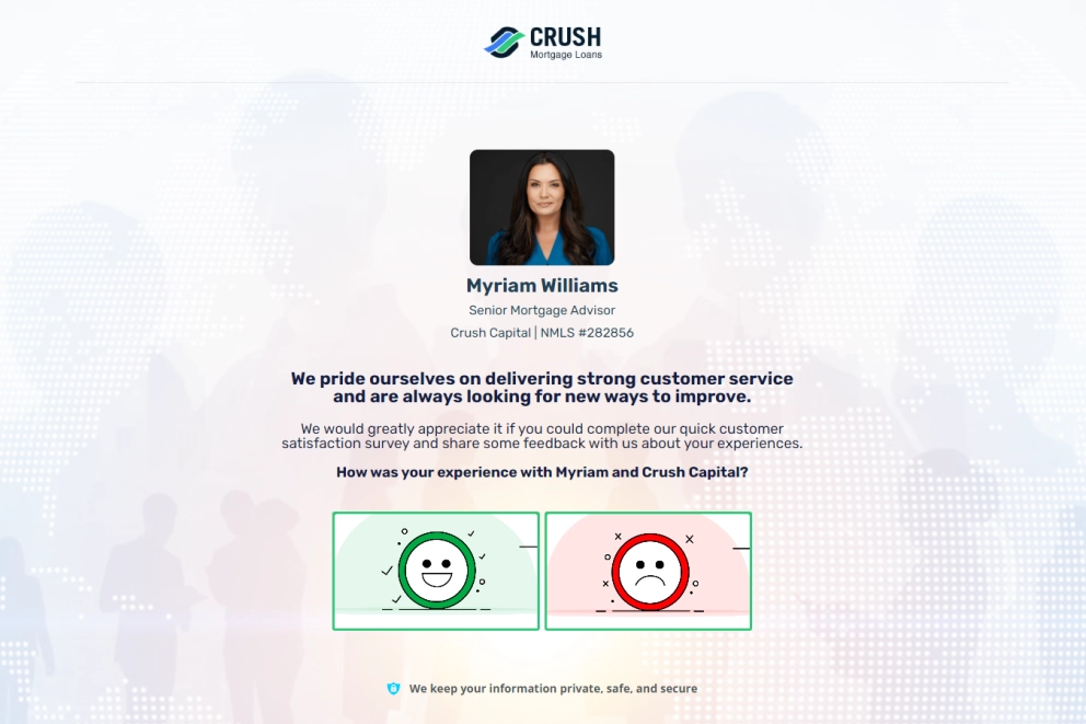 Review Request Landing Page